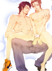 Hide and Seek BL Yaoi Bara Uncensored Threesome Manga (1)